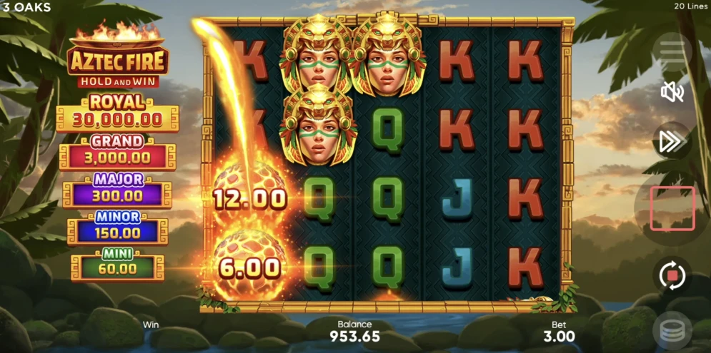 Aztec Fire: Hold and Win