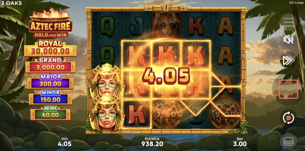 Aztec Fire: Hold and Win Slot