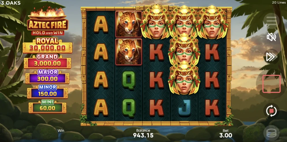 Aztec Fire: Hold and Win