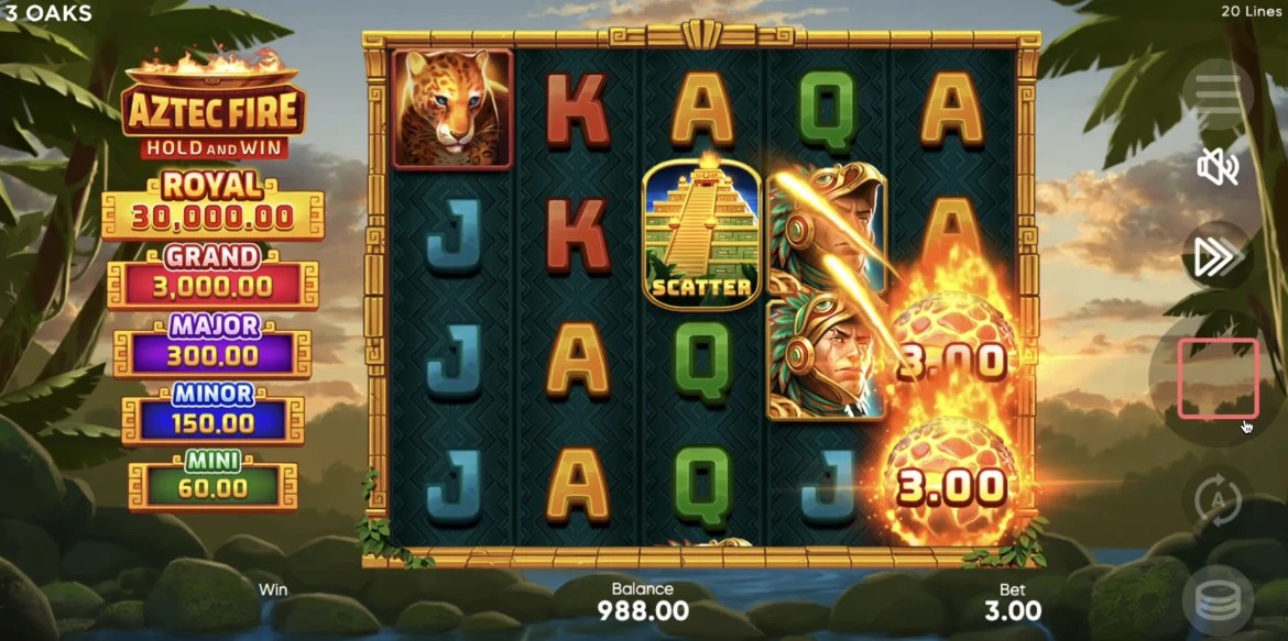 Aztec Fire: Hold and Win